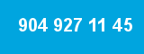 904 927 11 45 904 927 11 45